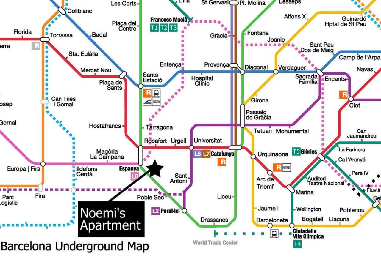 Apartamento Noemi Barcelona Exteriör bild